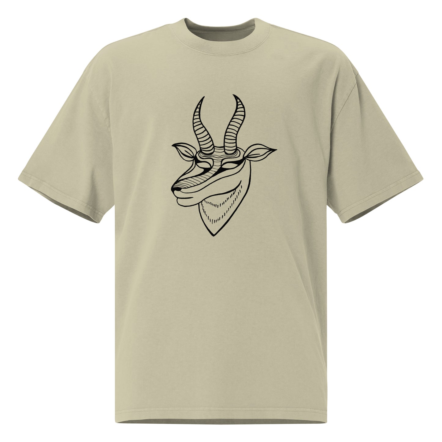 Gazelle Oversized faded t-shirt