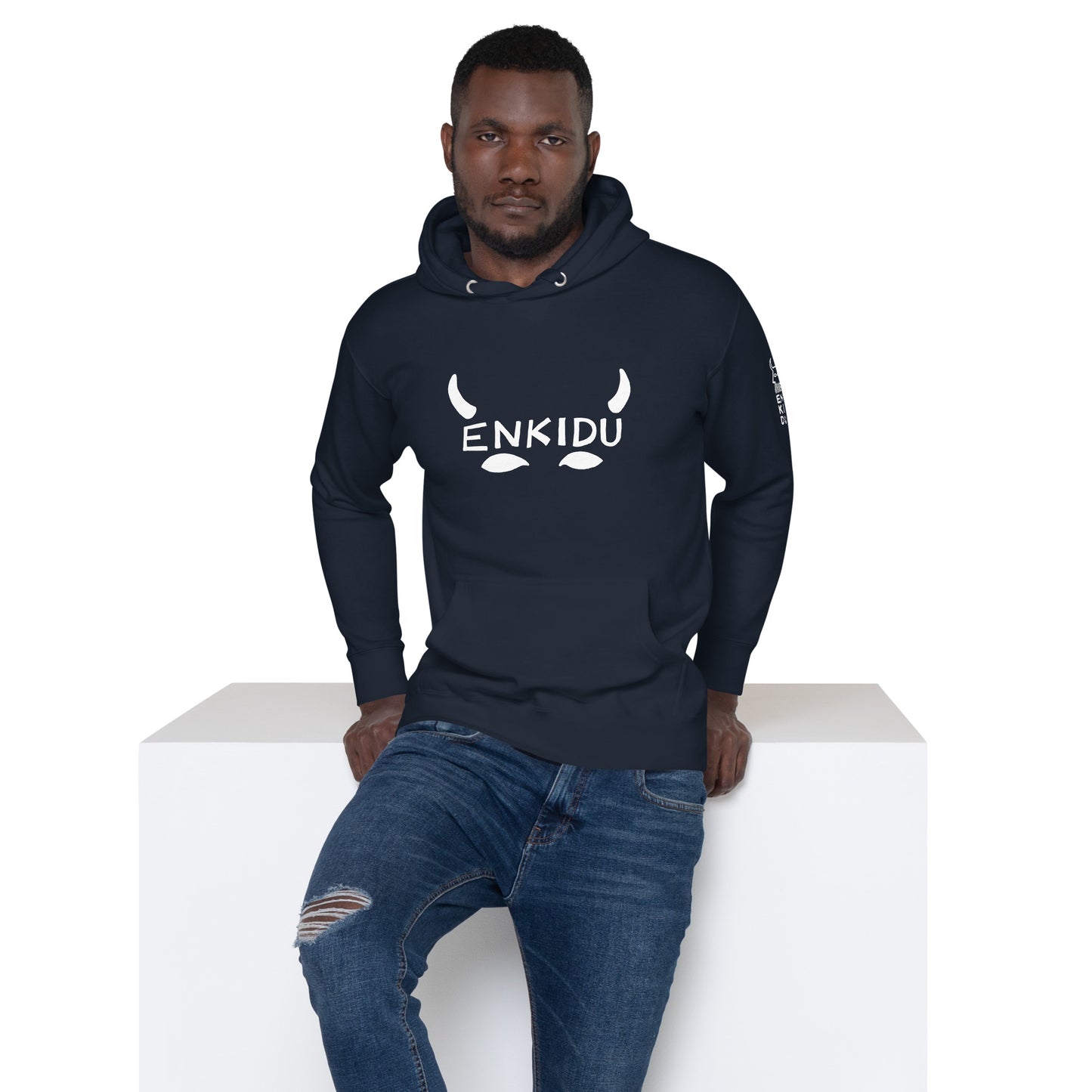 Large Enkidu Logo Unisex Hoodie